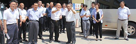 全國政協常委、經濟委員會副主任陳錫文同志及省市領導前往吉林德翔物流有限公司參觀調研